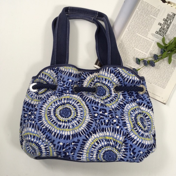 Vera Bradley | Blue Yellow Purse - Picture 2 of 7